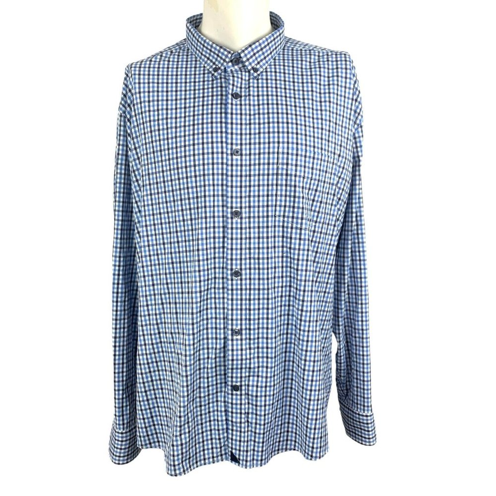 Untuckit Simmons Check Button Down Long Sleeve Sh… - image 1